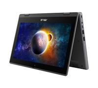 Asus BR1102FGA-YS14T 11.6 Touchscreen 2 in 1 Notebook - HD - 1366 x 768 - Intel Celeron N100 Quad-core [4 Core] 800 MHz - 4 GB Total RAM - 4 GB On-board Memory - 128 GB SSD - Mineral Gray