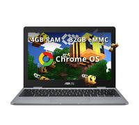 ASUS C223 11.6/'' HD Chromebook Laptop Intel Celeron N3350 Processor 4GB RAM 32GB eMMC Flash Memory Intel HD Graphics HD Webcam Stereo Speakers