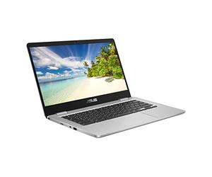 ASUS C423 Chromebook 14" Laptop Intel Celeron N3350 4GB RAM 64GB eMMC Chrome OS Black & Silver - RFB-C423NA-BV0158 With 12 Month Warranty