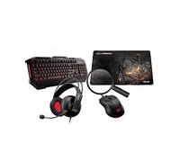 ASUS Cerberus Gaming Bundle, Keyboard, Headset, Optical Mouse, Mouse Pad, Gaming Peripherals Bundle Kit