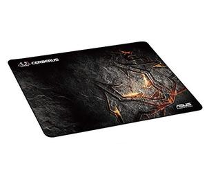 ASUS Cerberus Gaming Mouse Pad with Fray-Resistant Design and Premium Heavy-Weave Fabric