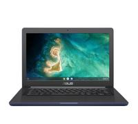 ASUS Chromebook C403 Rugged & Spill Resistant Laptop, 14.0" HD, 180 Degree, Intel Celeron N3350 Processor, 4GB RAM, 32GB eMMC, MIL-STD 810G Durability, Dark Blue, Education, Chrome OS, C403NA-WS42-BL