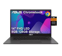 ASUS Chromebook 14 Laptop - Intel Celeron N4500, 14" FHD, 4GB RAM, 128GB, 12-Hour Battery, Chrome OS