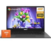 ASUS Chromebook CM1402 Laptop for Students Business, 14" FHD, MediaTek Kompanio 520, 4 GB RAM, 320 GB (64GB eMMC+256GB MSD), WiFi 6,Long-Lasting Battery, Chrome OS, Nonslip Mouse+32GB USB Flash Drive
