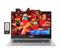 ASUS Chromebook CX1 14" FHD Anti-Glare Laptop, Intel Celeron N4500, 4GB RAM, 224GB Storage (64GB eMMC+160GB Docking Station Set), Intel UHD Graphics, WiFi 6, Long Battery Life, Chrome OS, Silver