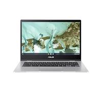 ASUS Chromebook CX1, 14" Full HD NanoEdge Display, Intel Celeron N3350 Processor, 64GB eMMC Storage, 4GB RAM, Chrome OS, Transparent Silver, CX1400CNA-AS44F
