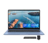 ASUS Chromebook CX15 15.6" FHD IPS Laptop, Intel Celeron N4500, 4GB RAM, 640GB Storage (128GB eMMC+512GB Docking Station Set), Intel UHD Graphics, Number Pad, Webcam, WiFi 6, Chrome OS, Fabric Blue