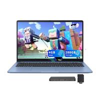 ASUS Chromebook CX15 15.6" FHD Laptop, Intel Celeron N4500, 4GB RAM, 288GB Storage (128GB eMMC+160GB Docking Station Set), Intel UHD Graphics, Number Pad, Webcam, WiFi 6, Chrome OS, Fabric Blue