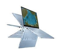 ASUS Chromebook Flip C433 2 in 1 Laptop, 14" Touchscreen FHD NanoEdge Display, Intel Core m3-8100Y Processor, 8GB RAM, 64GB eMMC Storage, Backlit Keyboard, Silver, Chrome OS, C433TA-AS384T