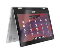 ASUS Chromebook Flip CX1 2 in 1 Chromebook | 11.6" HD Touchscreen | Intel Celeron Processor | 4GB RAM | 64GB eMMC | Chrome OS | Silver