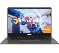 ASUS Chromebook Laptop, 14" FHD Business & Student Laptop Computer, MediaTek Kompanio 520 Processor, 4GB RAM 196GB Storage (64GB eMMC+128GB SD Card), Chrome OS Laptop, SD Card Reader, Gravity Gray