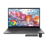 ASUS Chromebook Plus CX 14" FHD Touchscreen Laptop, Intel Core 3 N355, 8GB LPDDR5, 416GB Storage (256GB SSD+160GB Docking Station Set), Intel UHD Graphics, Webcam, WiFi 6, Chrome OS, Misty Grey