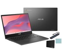 ASUS CM14 Chromebook 14 inch FHD Display Laptop, MediaTek Kompanio 520 Processor, 4GB Memory, 64GB eMMC, Media Card Reader, Gravity Gray, Chrome OS with TGY Accessories