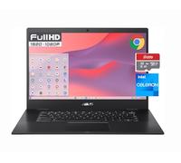 asus CX1500 Chromebook, 15.6'' FHD Display, Intel Celeron N3350 Processor (2-Core, up to 2.4 GHz), 4GB DDR4 RAM, 96GB Storage (64GB eMMC+5ave 32GB Micro SD Card), Chrome OS, WiFi 5, Mineral Gray