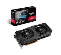 ASUS DUAL AMD Radeon RX 5700 XT EVO OC Edition Gaming Graphics Card (PCIe 4.0, 8GB GDDR6 memory, HDMI, DisplayPort, 1440p Gaming, Axial-tech Fan Design, Auto-Extreme, metal backplate) (DUAL-RX5700XT-O