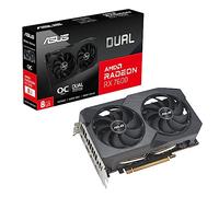ASUS Dual AMD Radeon RX 7600 V2 OC Edition 8GB GDDR6 Graphics Card (AMD RDNA 3, PCIe 4.0, 8GB GDDR6 memory, HDMI 2.1, DisplayPort 1.4a, Axial-tech fan design, 0dB technology)