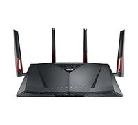 ASUS Dual-Band Gigabit WiFi Gaming Router (AC3100) with MU-MIMO, supporting AiProtection network security by Trend Micro, AiMesh for Mesh WiFi system, and WTFast game Accelerator (RT-AC88U)