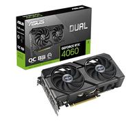 ASUS Dual GeForce RTX 4060 EVO OC Edition 8GB GDDR6 (PCIe 4.0, 8GB GDDR6, DLSS 3, HDMI 2.1a, DisplayPort 1.4a, Axial-Tech Fan Design, 0dB Technology, Dual BIOS, Auto-Extreme Technology)