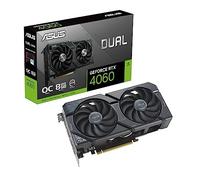 ASUS Dual GeForce RTX™ 4060 OC Edition 8GB GDDR6 (PCIe 4.0, 8GB GDDR6, DLSS 3, HDMI 2.1a, DisplayPort 1.4a, 2.5-Slot Design, Axial-tech Fan Design, 0dB Technology, and More)