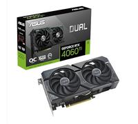 ASUS Dual GeForce RTX 4060 Ti OC Edition 16GB GDDR6 (PCIe 4.0, 16GB GDDR6, DLSS 3, HDMI 2.1a, DisplayPort 1.4a, 2.5-slot design, Axial-tech fan design, 0dB technology, and more)