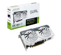 ASUS Dual GeForce RTX™ 4060 Ti White OC Edition 8GB GDDR6 (PCIe 4.0, 8GB GDDR6, DLSS 3, HDMI 2.1, DisplayPort 1.4a, Axial-tech Fan Design, 0dB Technology, and More)