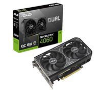 ASUS Dual GeForce RTX™ 4060 V2 OC Edition (PCIe 4.0, 8GB GDDR6, DLSS 3, HDMI 2.1a, DisplayPort 1.4a, 2-Slot Design, Axial-tech Fan Design, 0dB Technology, and More)