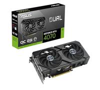 ASUS Dual GeForce RTX™ 4070 EVO OC Edition 12GB GDDR6X is Designed for Broad Compatibility, with a 2.5-Slot Design, Axial-tech Fan Design, 0dB Technology, Auto-Extreme Technology, and More