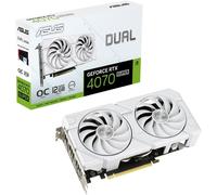 ASUS Dual GeForce RTX 4070 Super EVO White OC Edition 12GB GDDR6X Gaming Gr