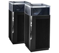 Asus ET12 AXE11000 Whole-Home Tri-band Mesh WiFi 6E System Coverage up to 610 Sq. Mtr/6,000 Sq. ft.,11Gbps WiFi, 3 SSIDs, free security & parental controls, Dual 2.5G ports LAN Aggregation 2 pack