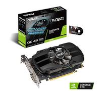 ASUS GeForce GTX 1650 4GB Phoenix Fan Overclocked Edition HDMI DP DVI Graphics Card (PH-GTX1650-O4G)