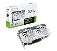 ASUS GeForce RTX 4060 TI DUAL EVO 8G OC WHITE Gaming Graphics Card - 2595MHz Boost Clock, GDDR6X, PCIe Gen 4, DLSS 3, 3x DP v 1.4a, HDMI 2.1a (Supports 4K & 8K HDR)