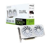 Asus GeForce RTX 5060 Ti Dual OC White 16GB GDDR7 PCI-Express Graphics Card