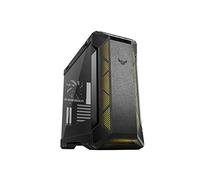 ASUS GT501 TUF EATX Form Factor Gaming Case, 3 x 120 mm Aura RGB Fans, Tempered Glass Side Panel, Metal Front Panel, USB 3.1, Front and Top Reserved Space for Radiators