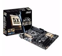 Asus H170-PLUS D3 Motherboard (Socket 1151, DDR3, S-ATA 600, ATX, PCI Express 3.0, Stainless-Steel Back I/O, DIGI, VRM)