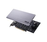Asus Hyper M.2 x16 Card V2 Connect 4 x PCIe 3.0 M.2 SSDs through the PCIe slot