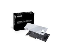 ASUS Hyper M.2 x16 Gen 4 PCIe M.2 PCIe 4.0 Silver PC Active