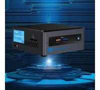 ASUS Intel NUC KIT Business Mini Desktop, 8GB DDR4 RAM, 512GB SSD, Intel Celeron Processor, Wi-Fi Ready, Bluetooth, RJ45, Dual HDMI, 4K UHD, SD Card Reader, USB 3.0, Windows 11 Pro