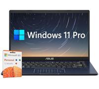 ASUS Laptop, 14" FHD LED Business and Student Laptop Computer, Windows 11 Pro Laptop 4GB RAM 1TB Storage (64GB eMMC + 1TB SSD), Intel Pentium N6000 Processor, 1-Year Microsoft Office 365, Black