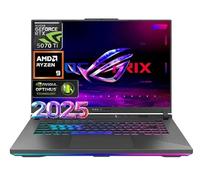 Asus Latest 2025 ROG Strix G16 Gaming Laptop, 16" FHD 165Hz Display, 16-Core AMD Ryzen 9 8940HX, RTX 5070 Ti, 16GB RAM, 1TB SSD, Eclipse Grey