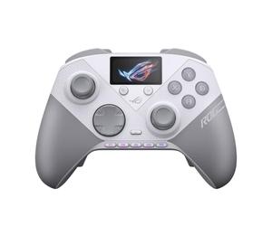 Asus - Manette ASUS ROG Raikiri II Pro White | 8K sampling rate, hot swap TMR joysticks, full color display, bumper, rear buttons, dual mode trigger, micro switch buttons