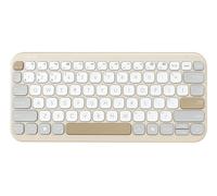 ASUS Marshmallow KW100 QWERTY US Layout Wireless Bluetooth Keyboard Low Profile Green Tea