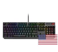 ASUS ROG Strix Scope RX Gaming Mechanical Keyboard, Red Optical Switches, USB 2.0 Passthrough, 2X Wider Ctrl Key, Aura Sync, Armoury Crate RGB Lighting, Black
