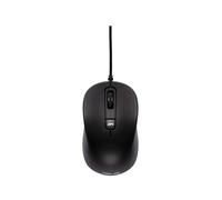 ASUS MU101C Wired Blue Ray Silent Mouse (Ambidextrous, 3200 dpi, Quiet) Black