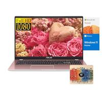 ASUS Newest Vivobook 15.6 inch Laptop, Intel N6000 4-core CPU, 4GB RAM, 128GB eMMC, 1-Year Microsoft Office 365, Windows 11 S