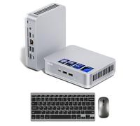 ASUS NUC 14 Pro+ Small PC, Intel Ultra 9 185H (16C/22T, Up to 5.1GHz), 64GB DDR5 RAM, 2TB PCIe SSD, AI Mini PC Win 11 Pro, Thunderbolt 4, 8K HDR, WiFi 6E, BT 5.3, VESA Mount, Silver Mini Computer