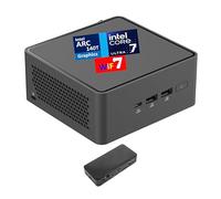 ASUS NUC 15 Pro AI Business Mini Desktop (Intel Ultra 7-255H, Intel Arc 140T, 16GB DDR5, 8TB PCIe SSD, 2 Thunderbolt 4, WiFi 7, Bluetooth 5.4, 120W PSU, RJ-45, 2 HDMI, Win 11 Pro) w/USB-C Dock