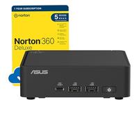 ASUS NUC 15 Pro AI-Ready Mini PC Desktop (Intel Core Ultra 5 225H, 64 GB DDR5 RAM, 2 TB PCIe Gen 4 SSD, WiFi 7, BT 5.4, Windows 11 Pro) includes Free Norton 360 Deluxe Anti virus