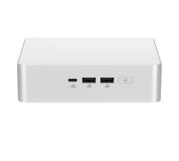 ASUS NUC 15 Pro+ Barebones Mini PC with Intel Series 2 Core Ultra 5 225H, Up to 96GB DDR5 RAM, Dual Storage, Thunderbolt 4, Wi-Fi 7 and Bluetooth 5.4, Tool-Free Silver Aluminum Chassis