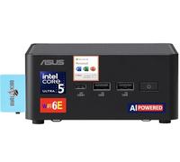 ASUS NUC AI Powered Mini Desktop (Intel Ultra 5-135H, No OS, 16GB DDR5, 128GB PCIe SSD, 2 Thunderbolt 4, WiFi 6E, Bluetooth 5.3, 120W PSU, Win 11 Pro) w/MS 365 Personal, DKZ USB Port Expander