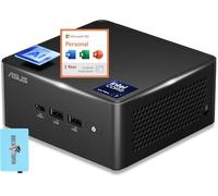 ASUS NUC AI Powered Mini Desktop (Intel Ultra 7-165H, No OS, 16GB DDR5, 2TB PCIe SSD, 2 Thunderbolt 4, WiFi 6E, Bluetooth 5.3, 120W PSU, Win 11 Home) w/MS 365 Personal, DKZ USB Port Expander